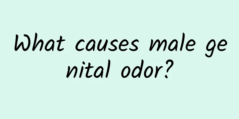 What causes male genital odor?