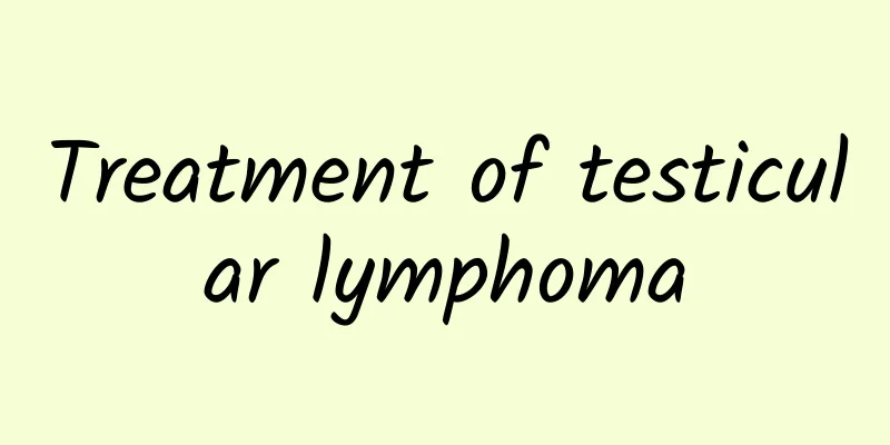 Treatment of testicular lymphoma
