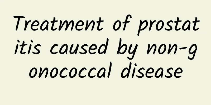 Treatment of prostatitis caused by non-gonococcal disease
