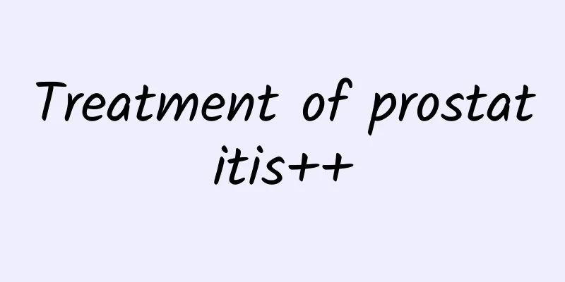 Treatment of prostatitis++