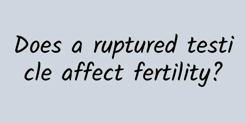 Does a ruptured testicle affect fertility?