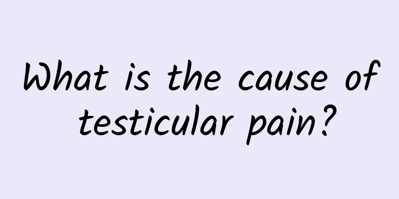 What is the cause of testicular pain?
