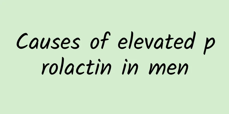 Causes of elevated prolactin in men