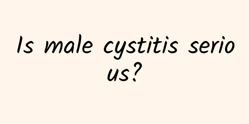 Is male cystitis serious?