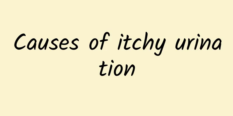 Causes of itchy urination