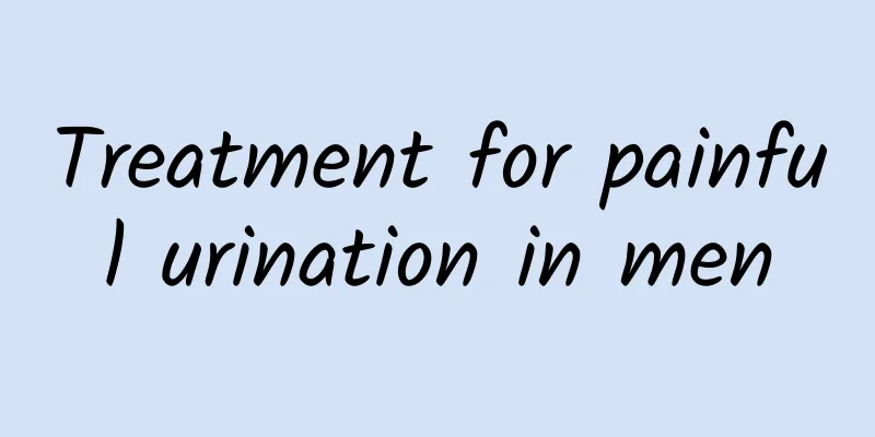 Treatment for painful urination in men