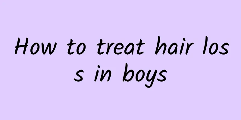 How to treat hair loss in boys