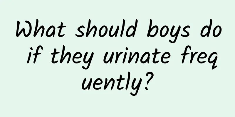What should boys do if they urinate frequently?