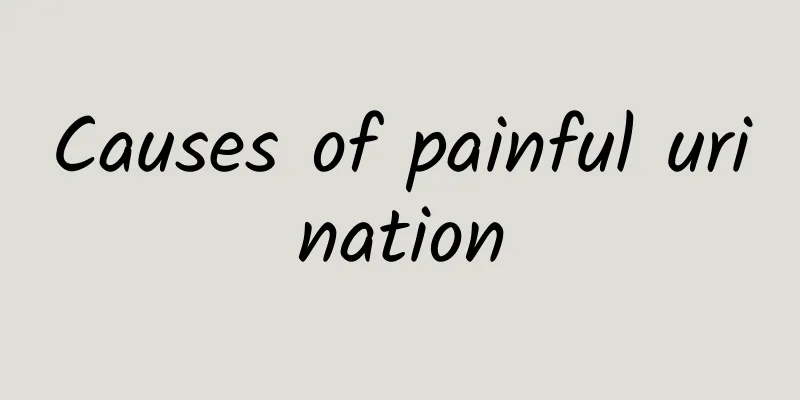 Causes of painful urination