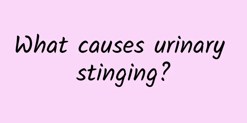 What causes urinary stinging?