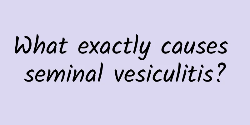 What exactly causes seminal vesiculitis?