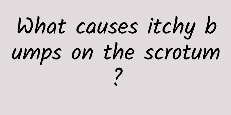 What causes itchy bumps on the scrotum?