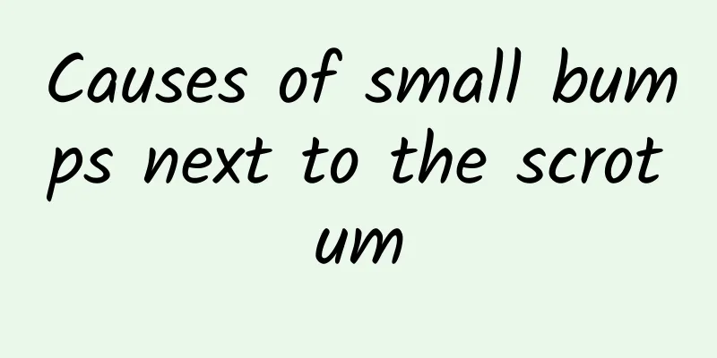 Causes of small bumps next to the scrotum