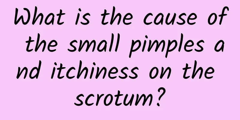 What is the cause of the small pimples and itchiness on the scrotum?