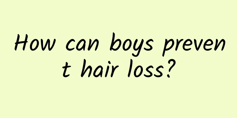 How can boys prevent hair loss?