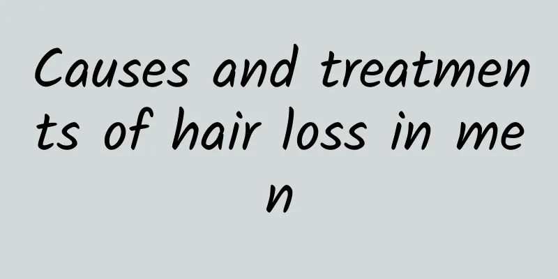 Causes and treatments of hair loss in men