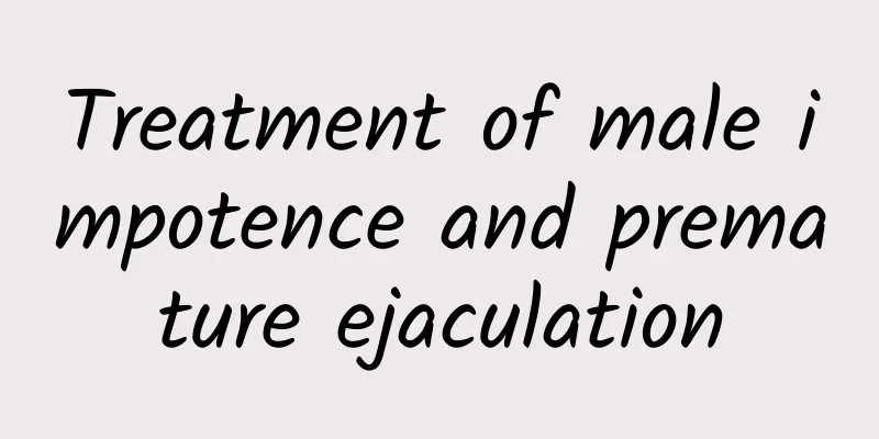 Treatment of male impotence and premature ejaculation