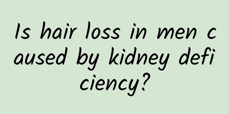 Is hair loss in men caused by kidney deficiency?