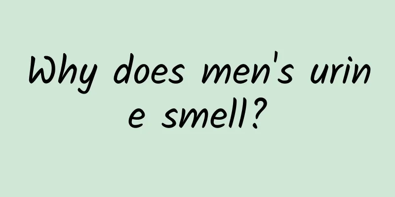 Why does men's urine smell?