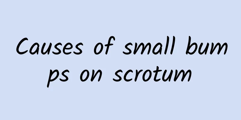 Causes of small bumps on scrotum