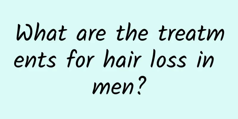 What are the treatments for hair loss in men?