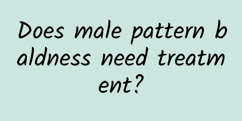 Does male pattern baldness need treatment?