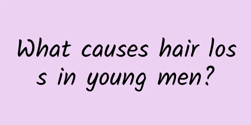 What causes hair loss in young men?