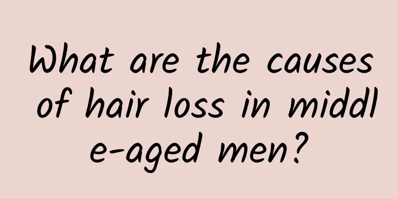 What are the causes of hair loss in middle-aged men?