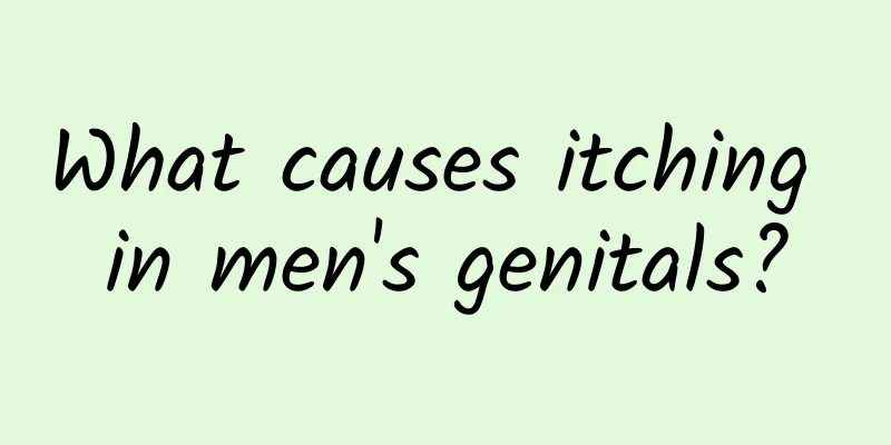 What causes itching in men's genitals?
