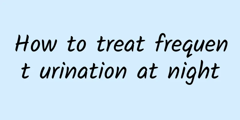 How to treat frequent urination at night