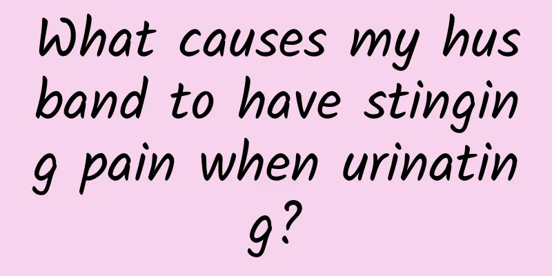 What causes my husband to have stinging pain when urinating?