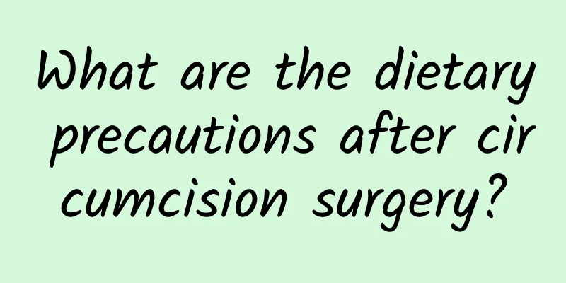 What are the dietary precautions after circumcision surgery?