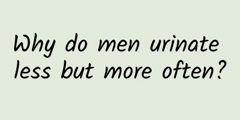 Why do men urinate less but more often?