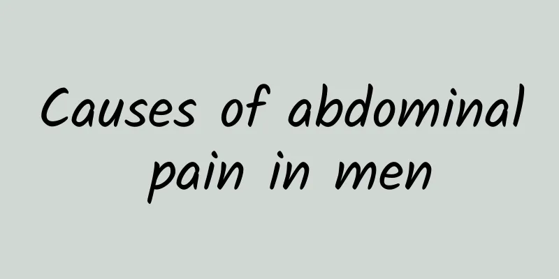 Causes of abdominal pain in men