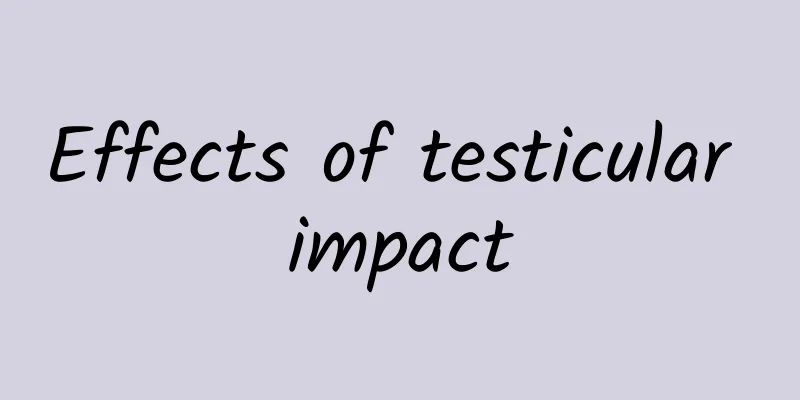 Effects of testicular impact