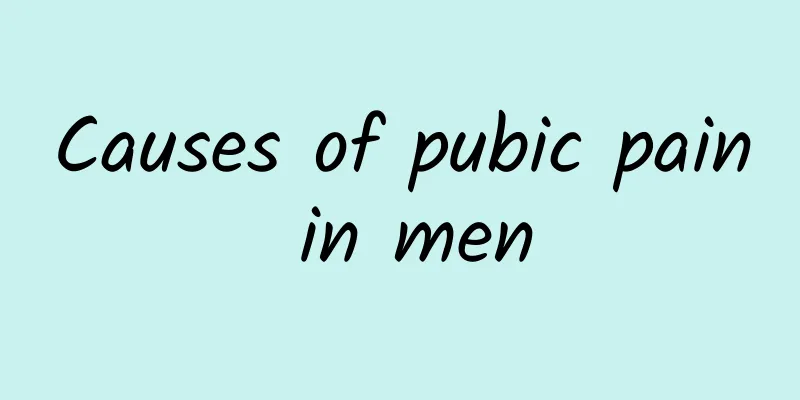 Causes of pubic pain in men