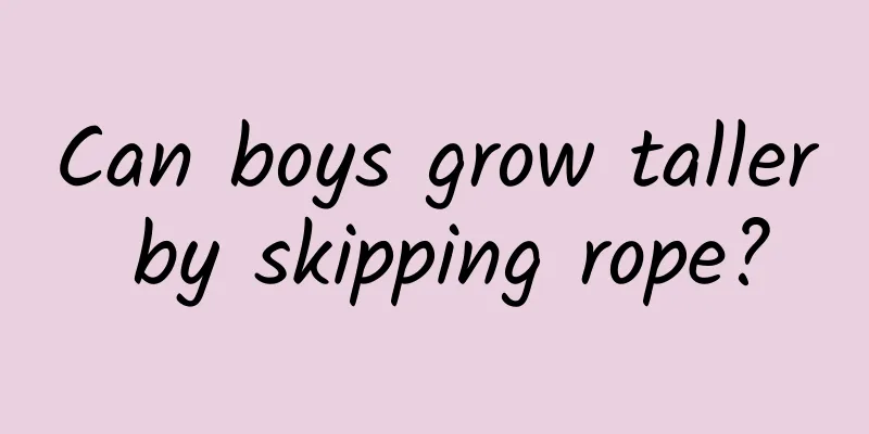 Can boys grow taller by skipping rope?