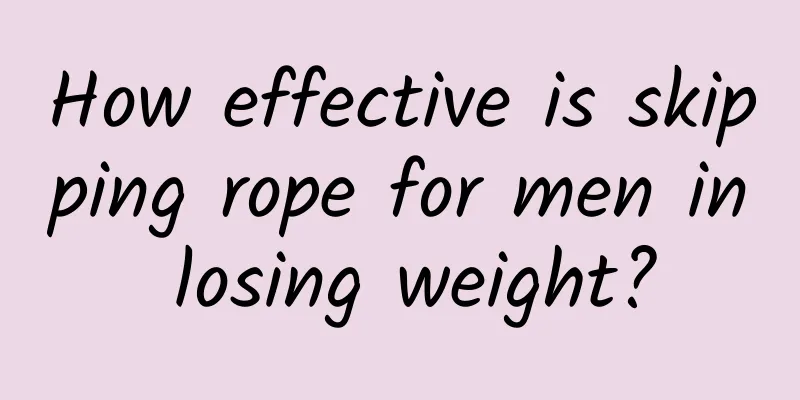 How effective is skipping rope for men in losing weight?