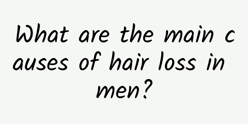 What are the main causes of hair loss in men?