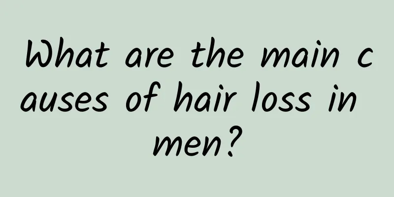 What are the main causes of hair loss in men?