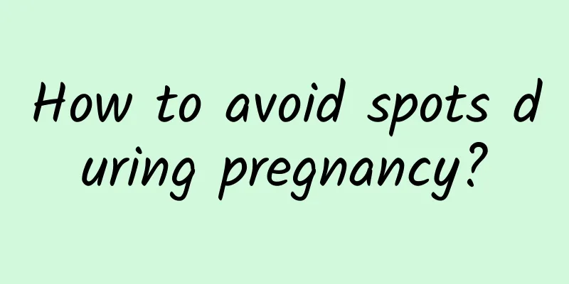 How to avoid spots during pregnancy?