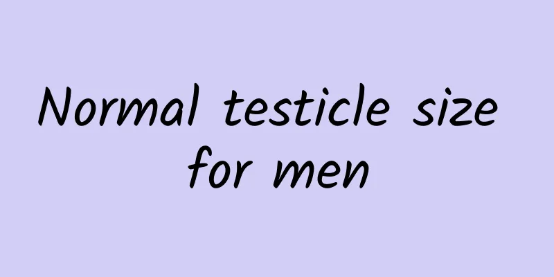 Normal testicle size for men