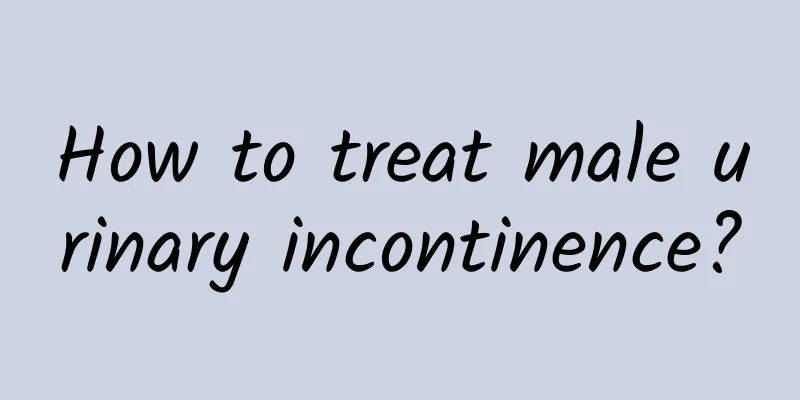 How to treat male urinary incontinence?