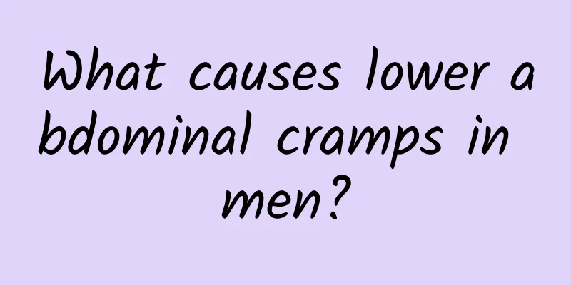 What causes lower abdominal cramps in men?