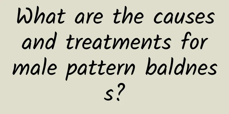 What are the causes and treatments for male pattern baldness?