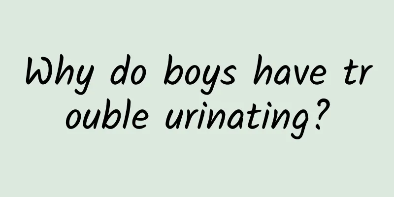 Why do boys have trouble urinating?