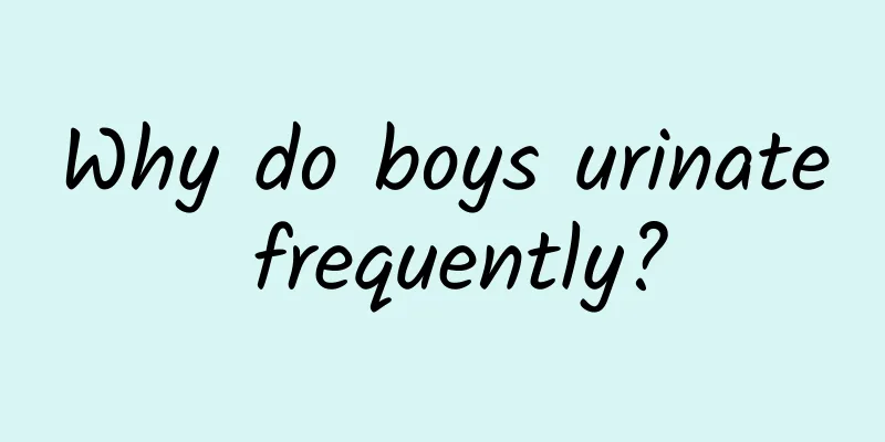 Why do boys urinate frequently?