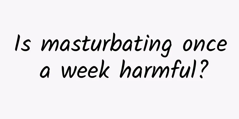 Is masturbating once a week harmful?