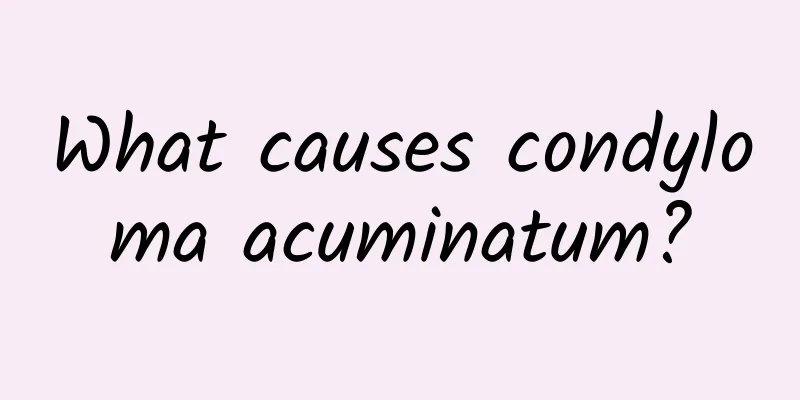 What causes condyloma acuminatum?