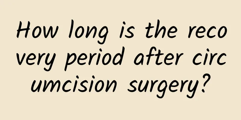 How long is the recovery period after circumcision surgery?